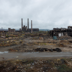 Smelter, former Kremikovtzi Steel Mill, near Sofia